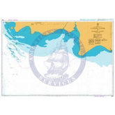 British Admiralty Nautical Chart 1964: Indonesia, Kalimantan - South Coast, Tanjung Siamok to Gosong Aling